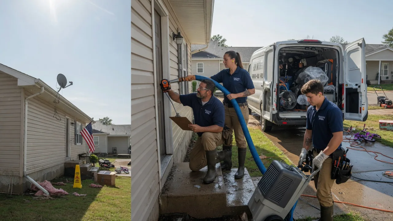 Ceiling Water Damage Restoration in Greenwood, MS near me